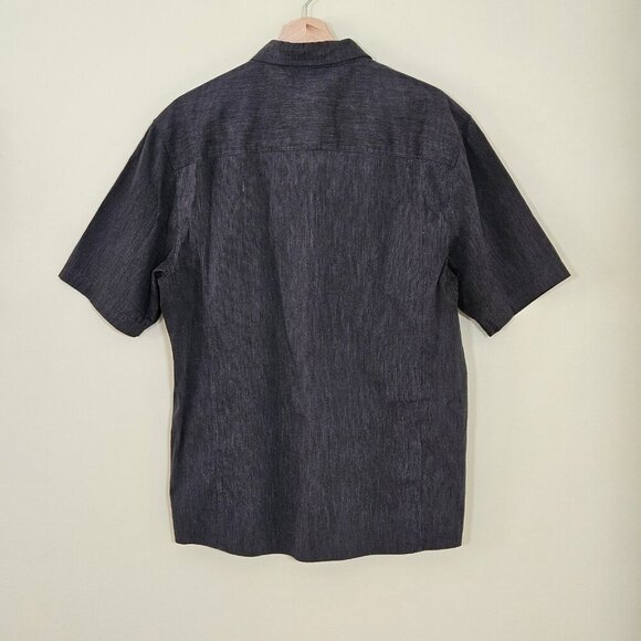Cloudveil Shirt Mens M Gray SS Button Down Stretch Pocket Casual Outdoor FLAW - Picture 16 of 16